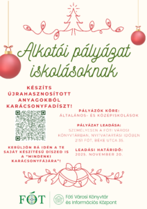 Alkotói pályázat iskolásoknak